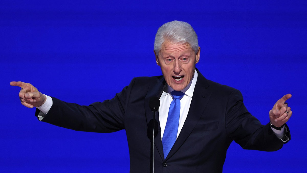 Bill Clinton speaking at 2024 DNC