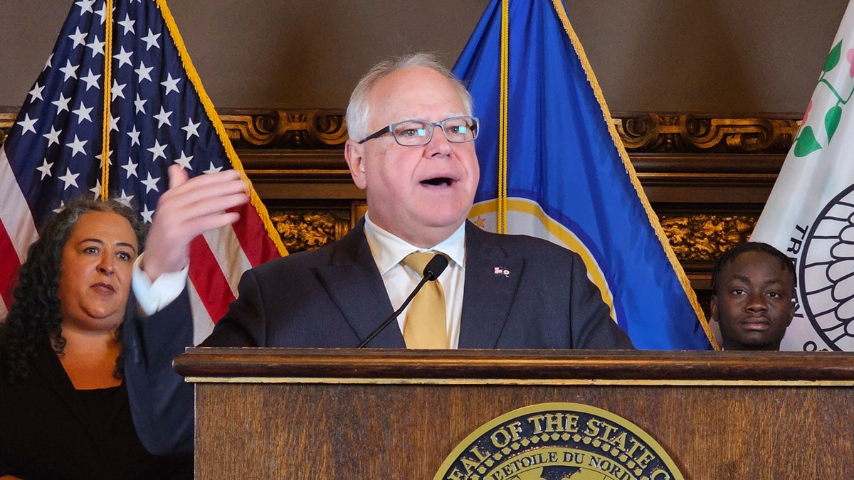 Democratic Gov. Tim Walz