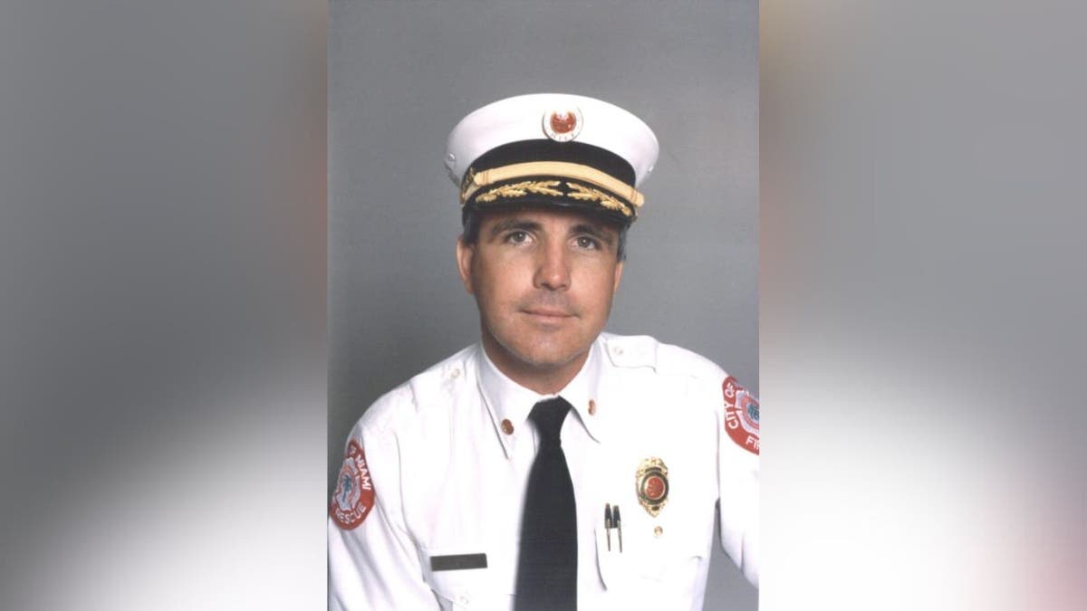 Carlos Gimenez in firefighter uniform