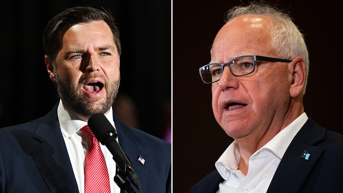 Ohio Sen. JD Vance is Republican presidential nominee Donald Trump's running mate, while Minnesota Gov. Tim Walz is running mate to Vice President Kamala Harris.