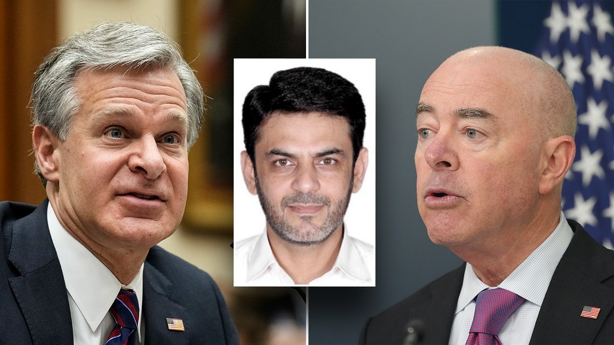 Christopher Wray, Asif Merchant, Alejandro Mayorkas