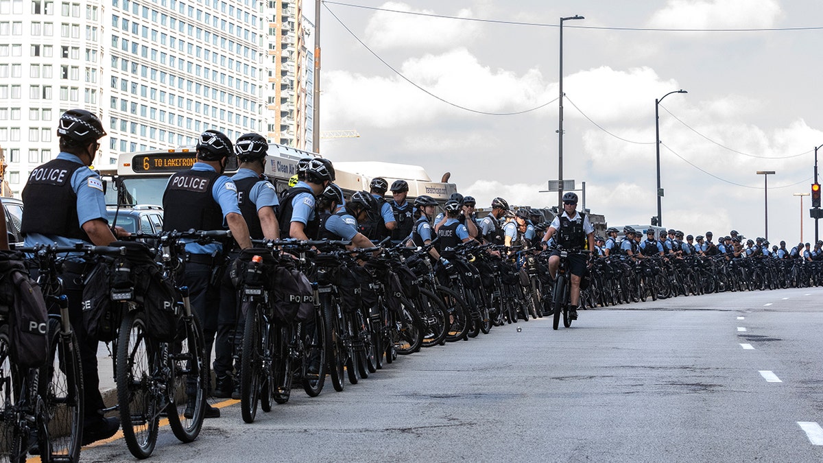 Police on bicycles