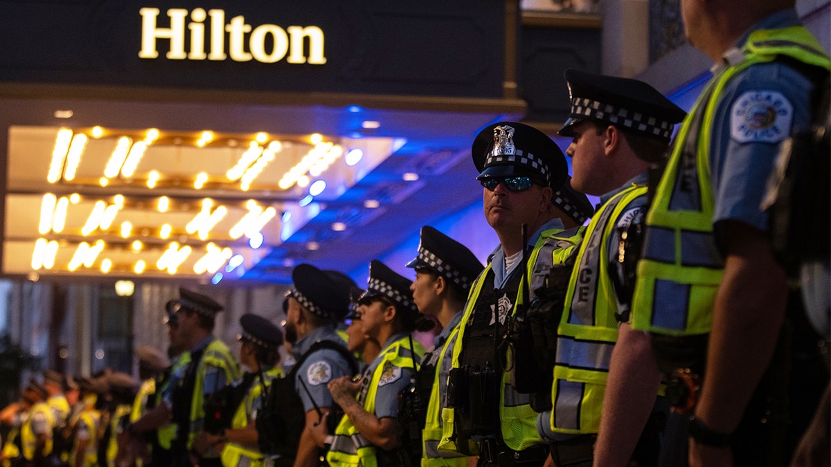 police guard Hilton