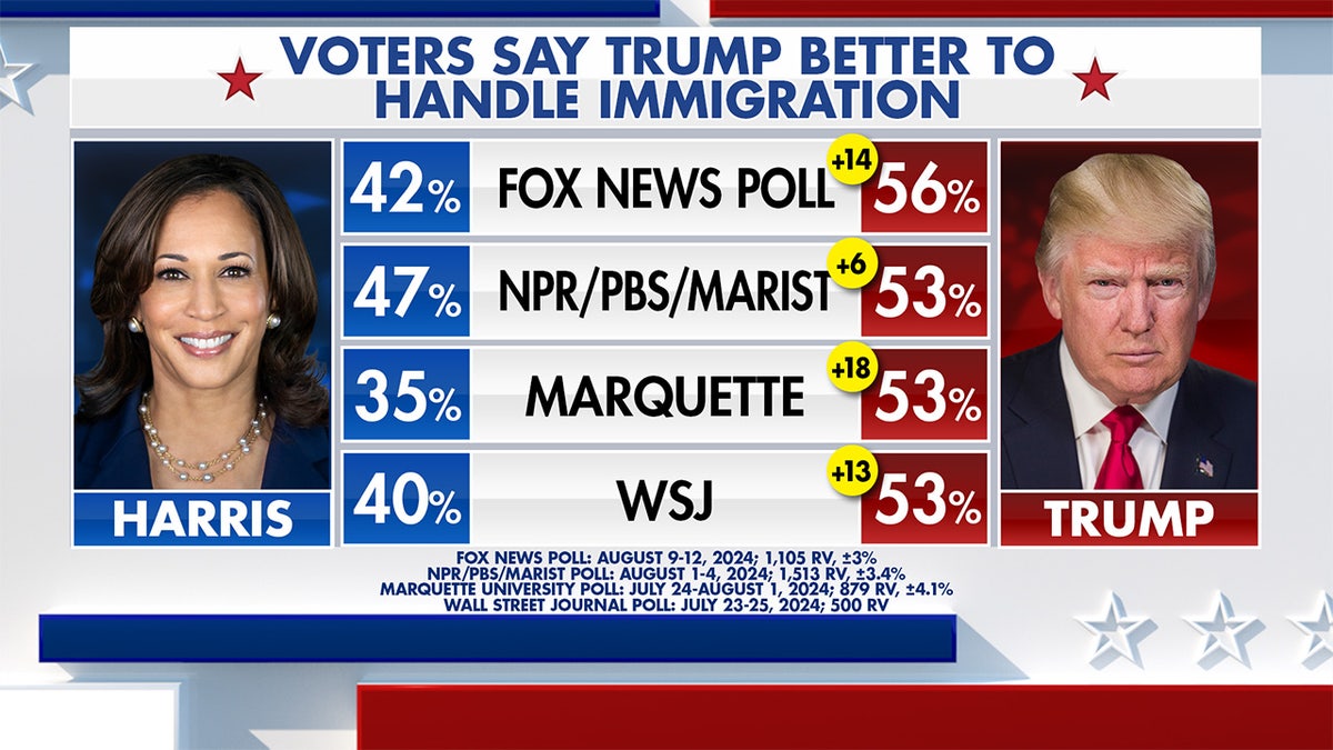 Fox News Power Rankings voter response to candidates on immigration