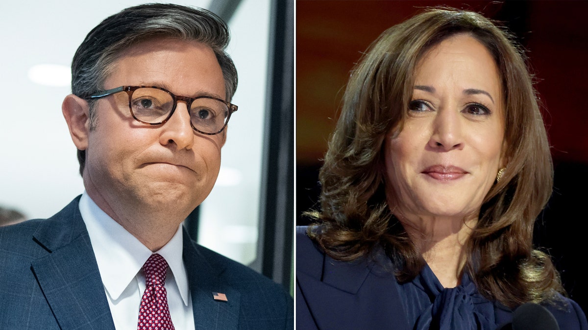 Mike Johnson Kamala Harris