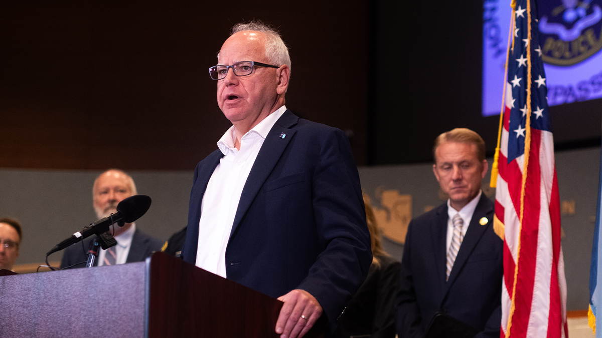 Tim Walz holding press conference