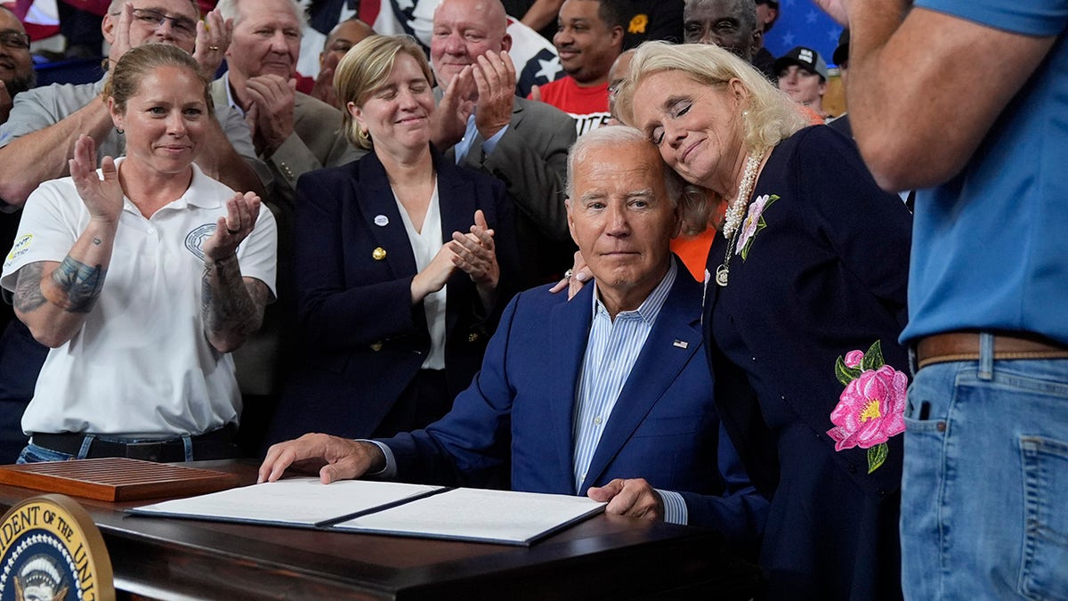 Biden at Michigan signing