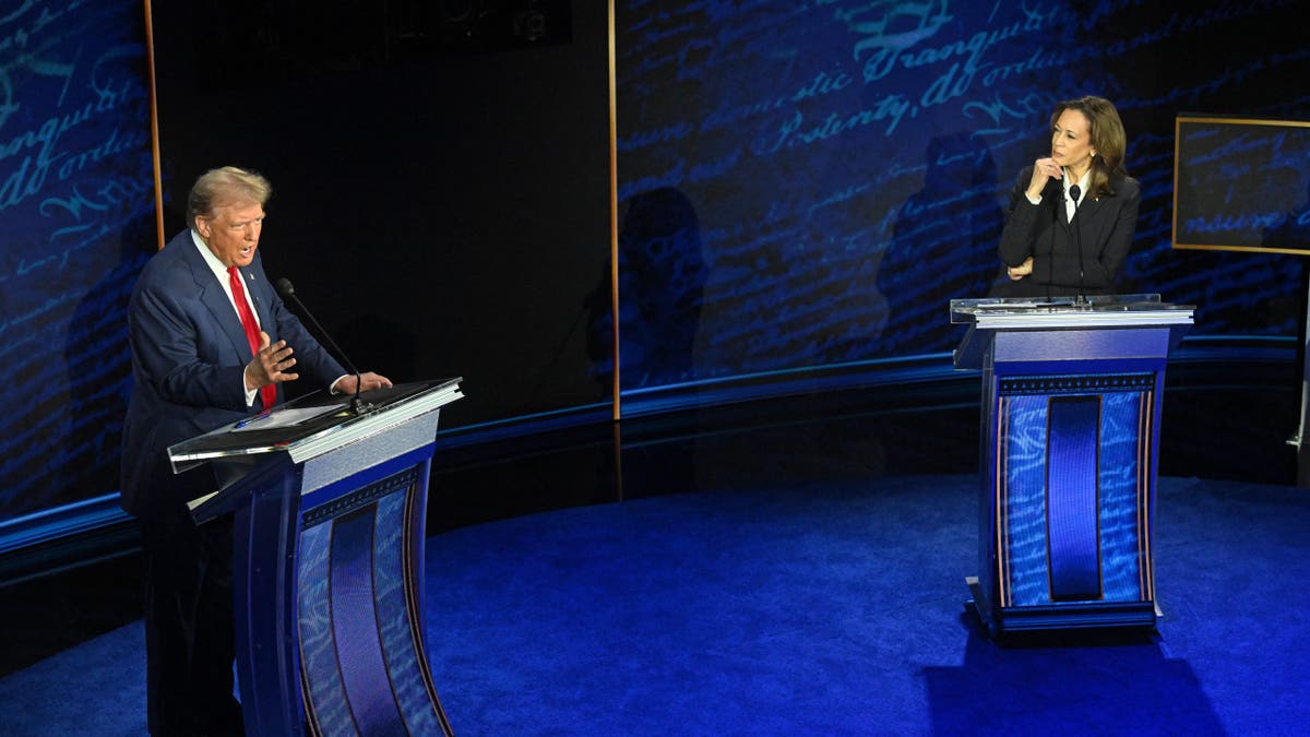 Trump and Harris at Philadelphia debate