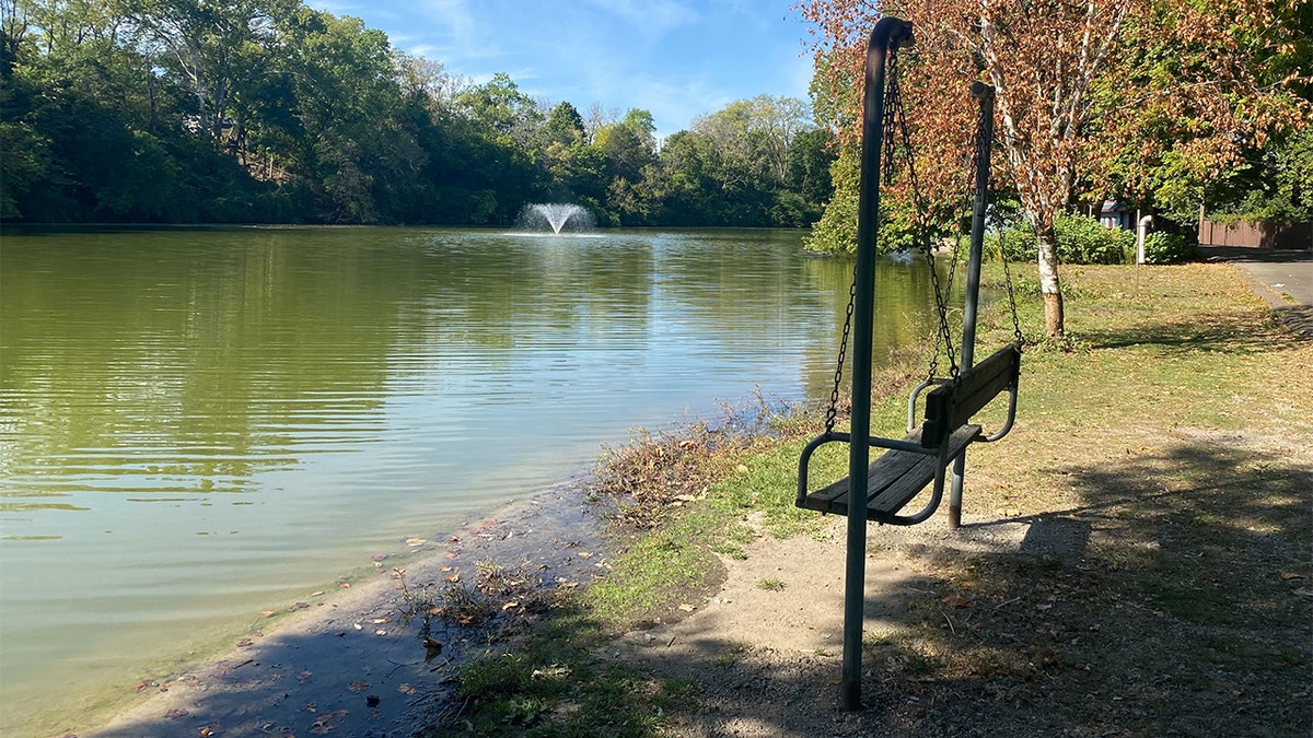 Photo of a lake at Snyder Park, Ohio.