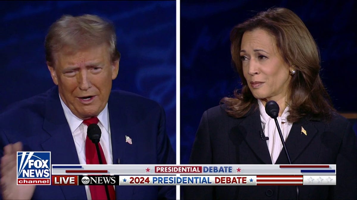 Former President Trump and Vice President Kamala Harris