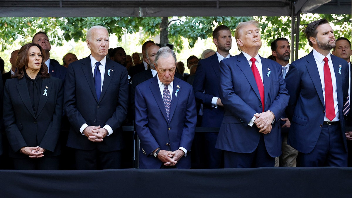 Harris, Biden, Bloomberg, Trump and Vance