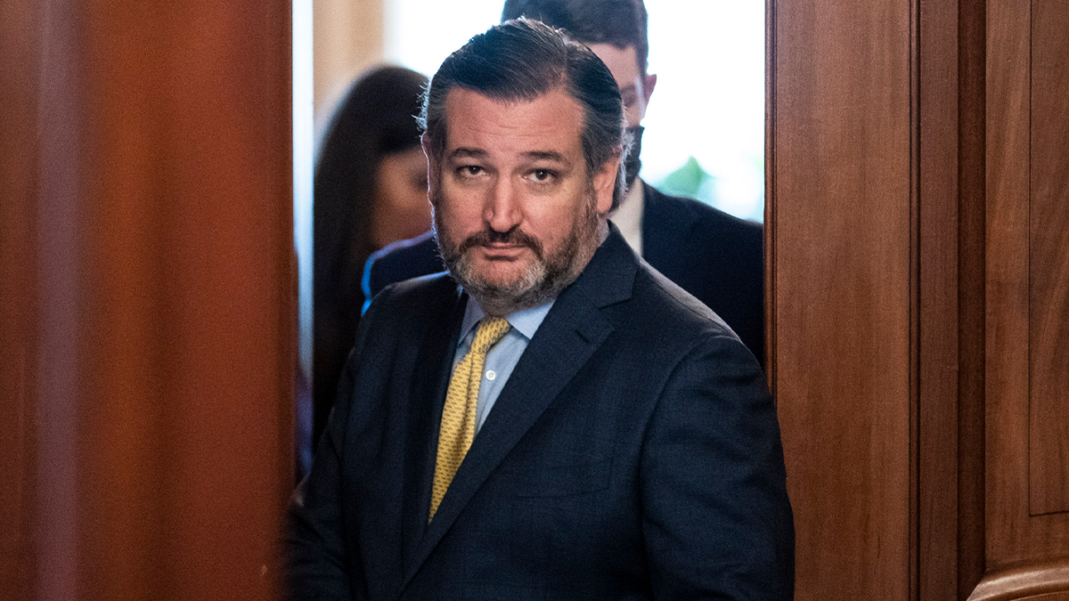 Sen. Ted Cruz in doorway