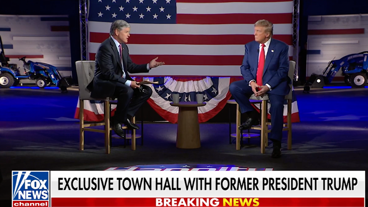 Trump at Fox town hall