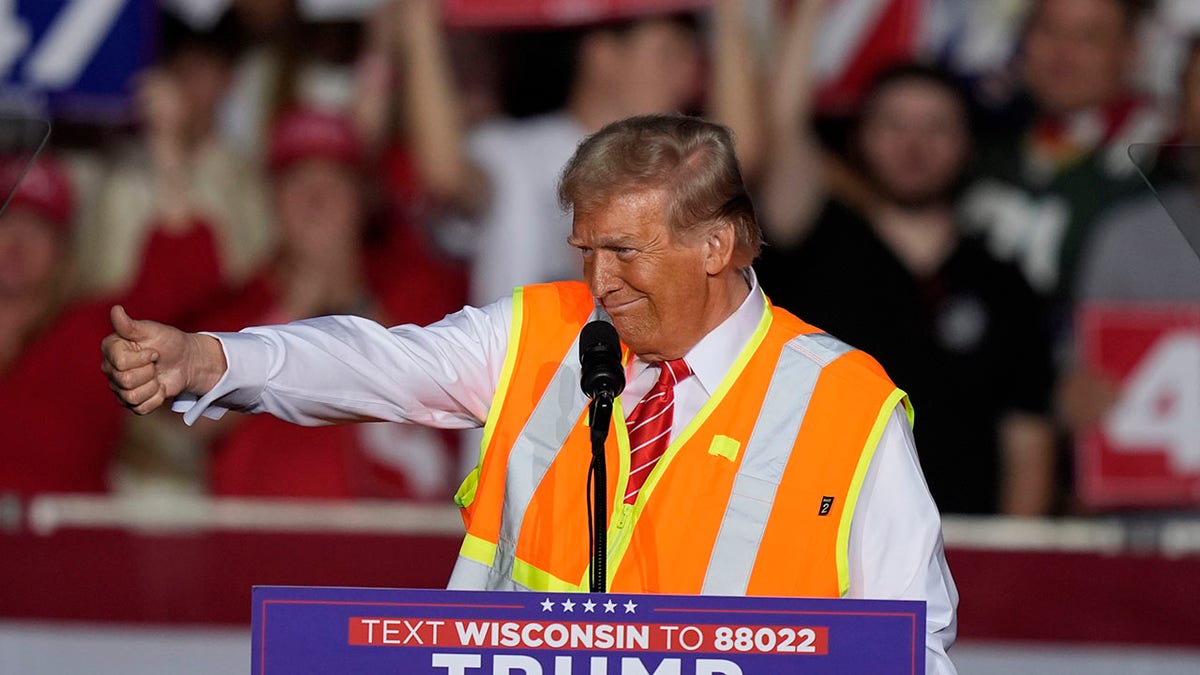 Trump at a rally