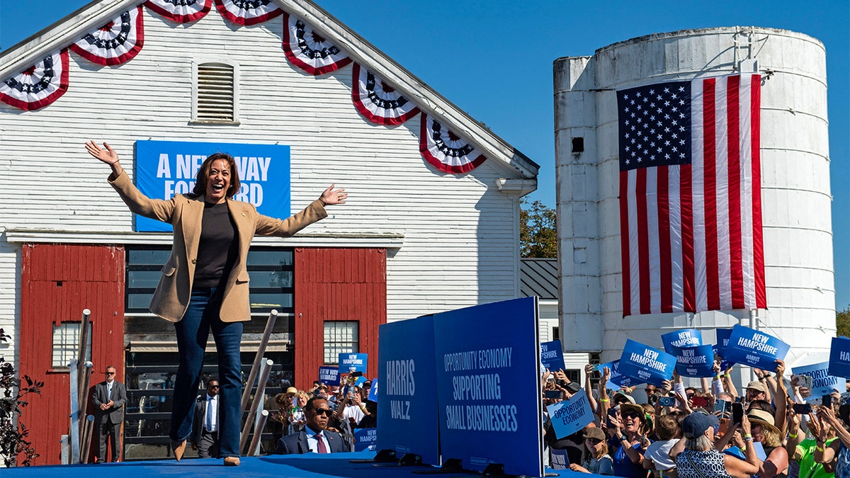 Kamala Harris at New Hampshire campaign event