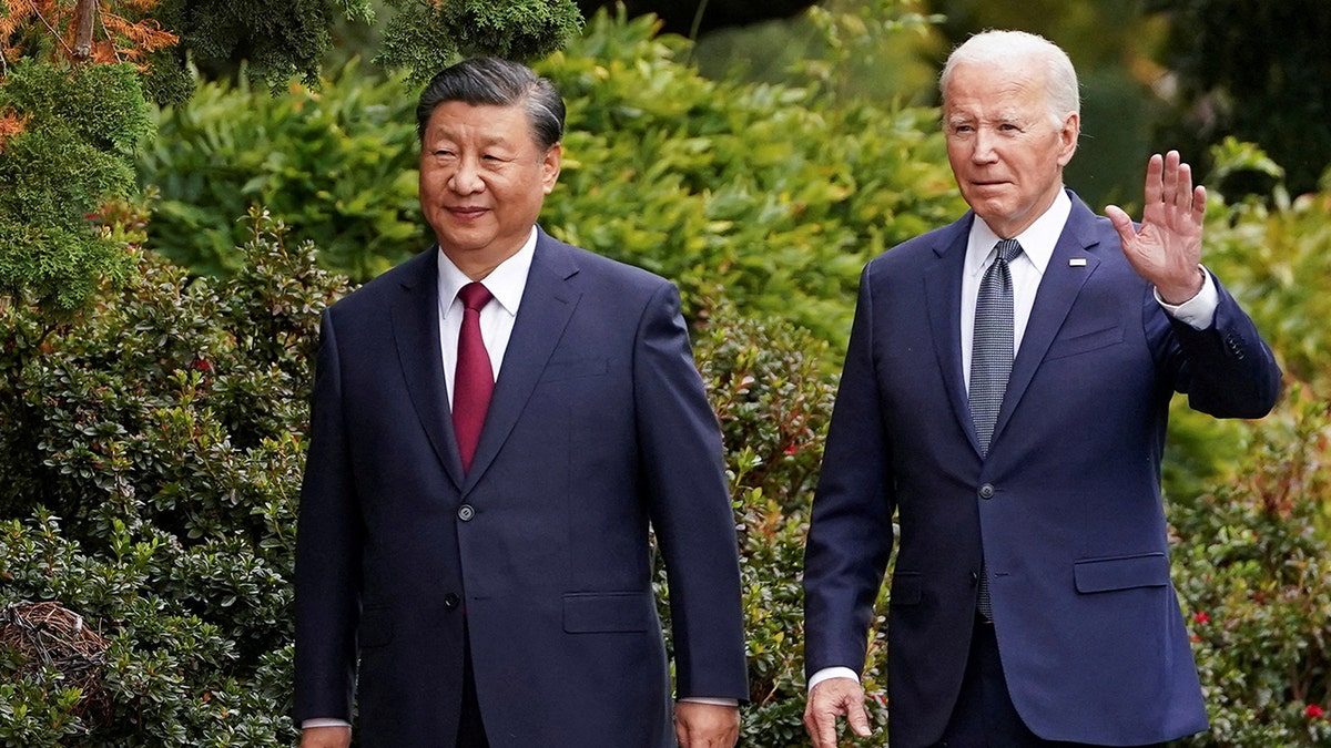 U.S. President Joe Biden meets with Chinese President Xi Jinping on the sidelines of APEC summit, in Woodside