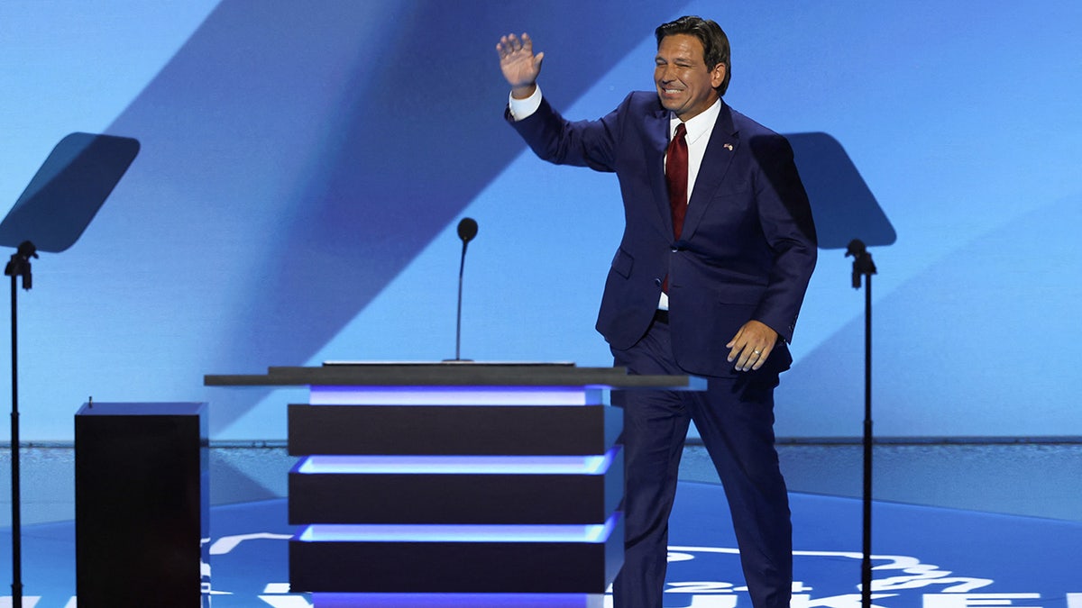 Ron DeSantis takes the stage on Day 2 of the Republican National Convention