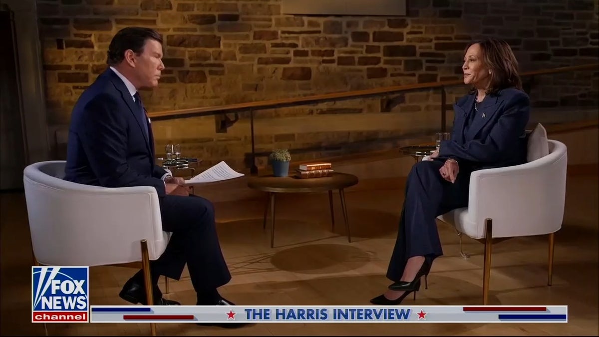 VP Kamala Harris speaking with Bret Baier