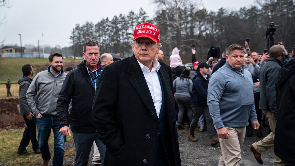 Trump East Palestine Ohio train derailment