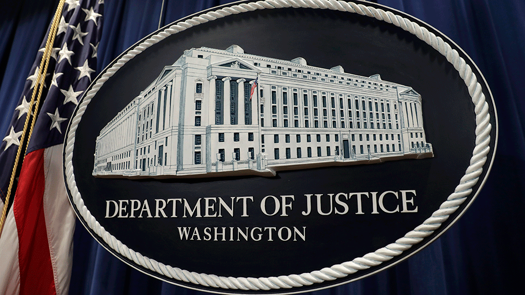 DOJ sign