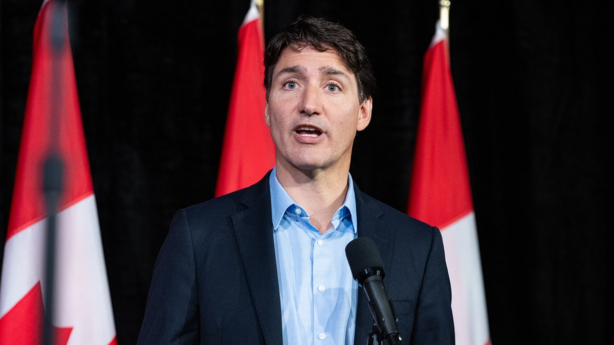 Prime Minister Trudeau speaking