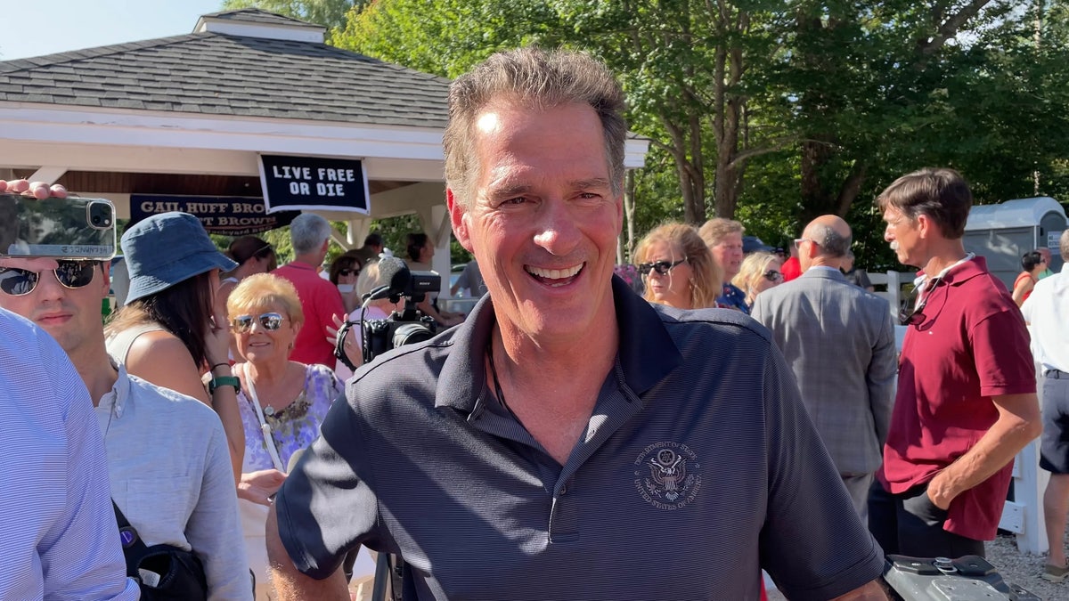 Scott Brown pictured at BBQ event