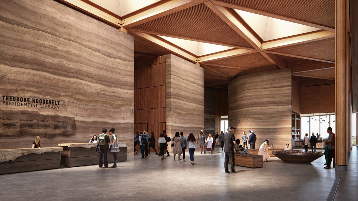 Theodore Roosevelt Presidential Library rendering interior