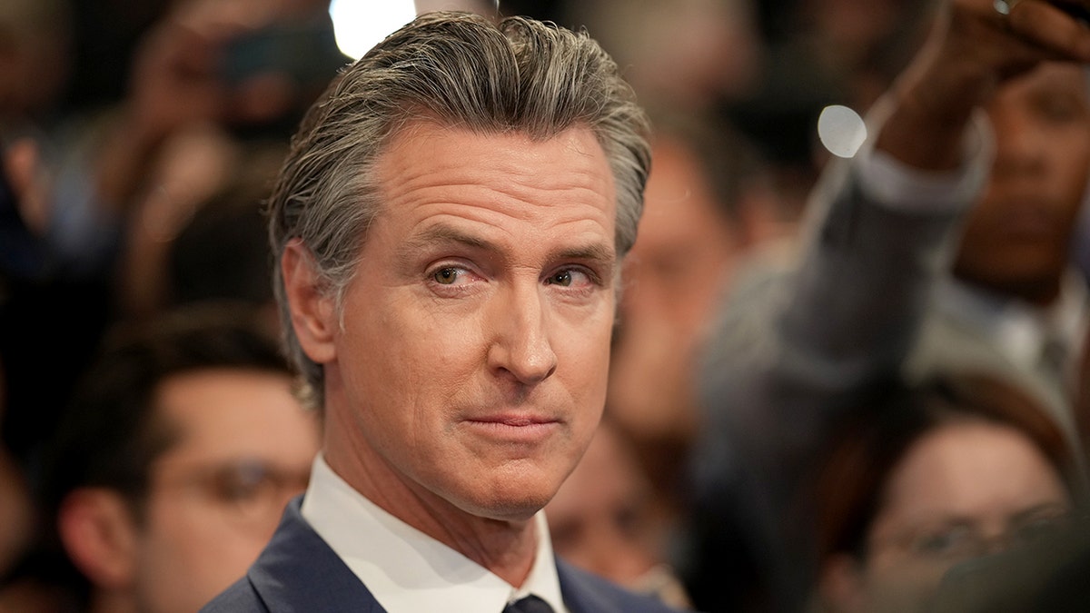 Gavin Newsom at debate