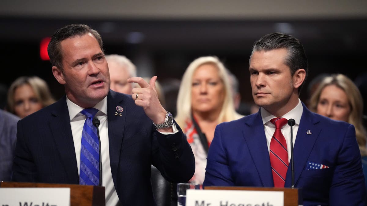 Pete Hegseth at hearing