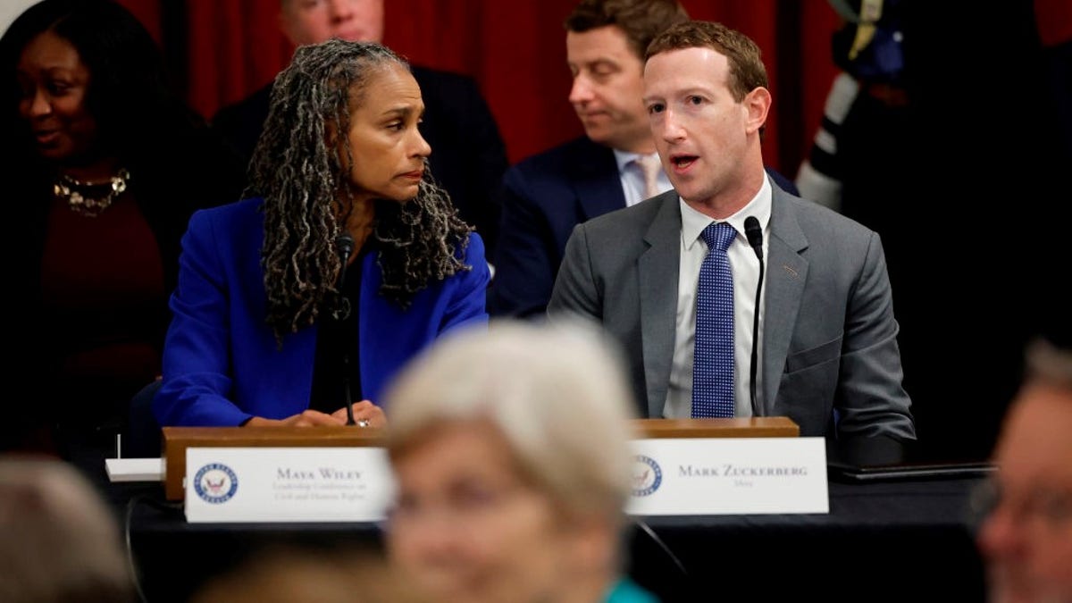 Maya Wiley, Mark Zuckerberg seen in photo