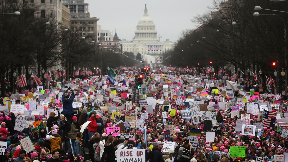 Women's march in Washington DC