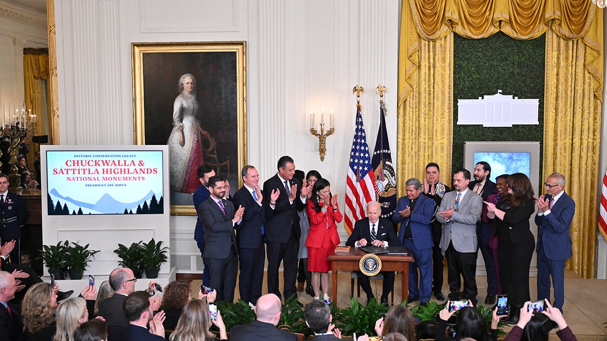 Biden signing proclamations