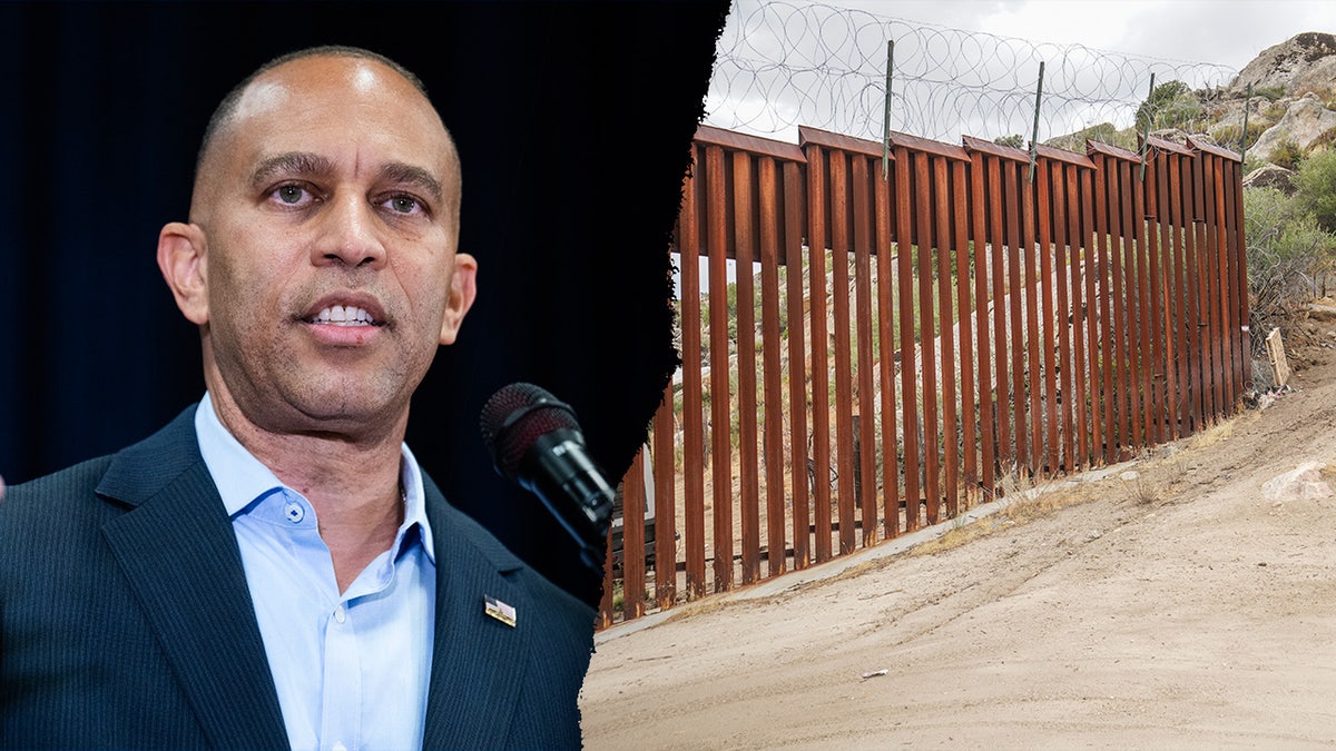 House Democratic leader Hakeem Jeffries and the border