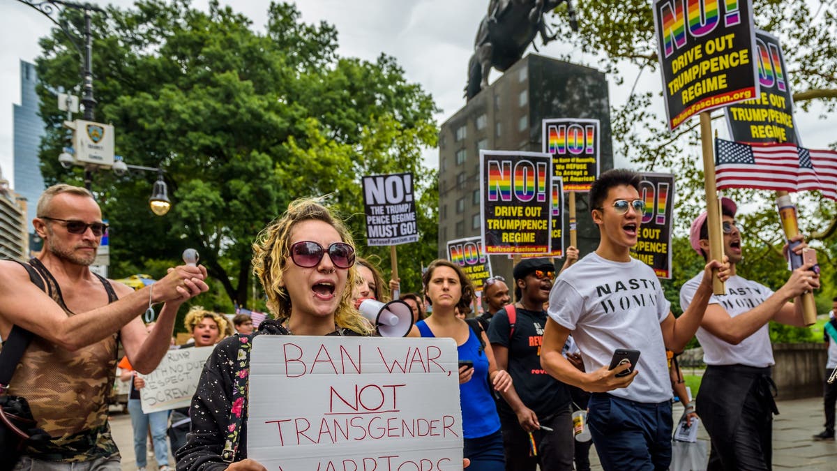 transgender protest