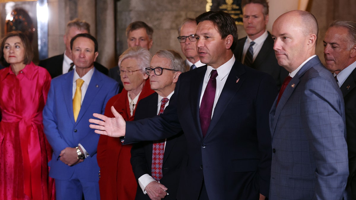 Florida Gov. Ron DeSantis speaks