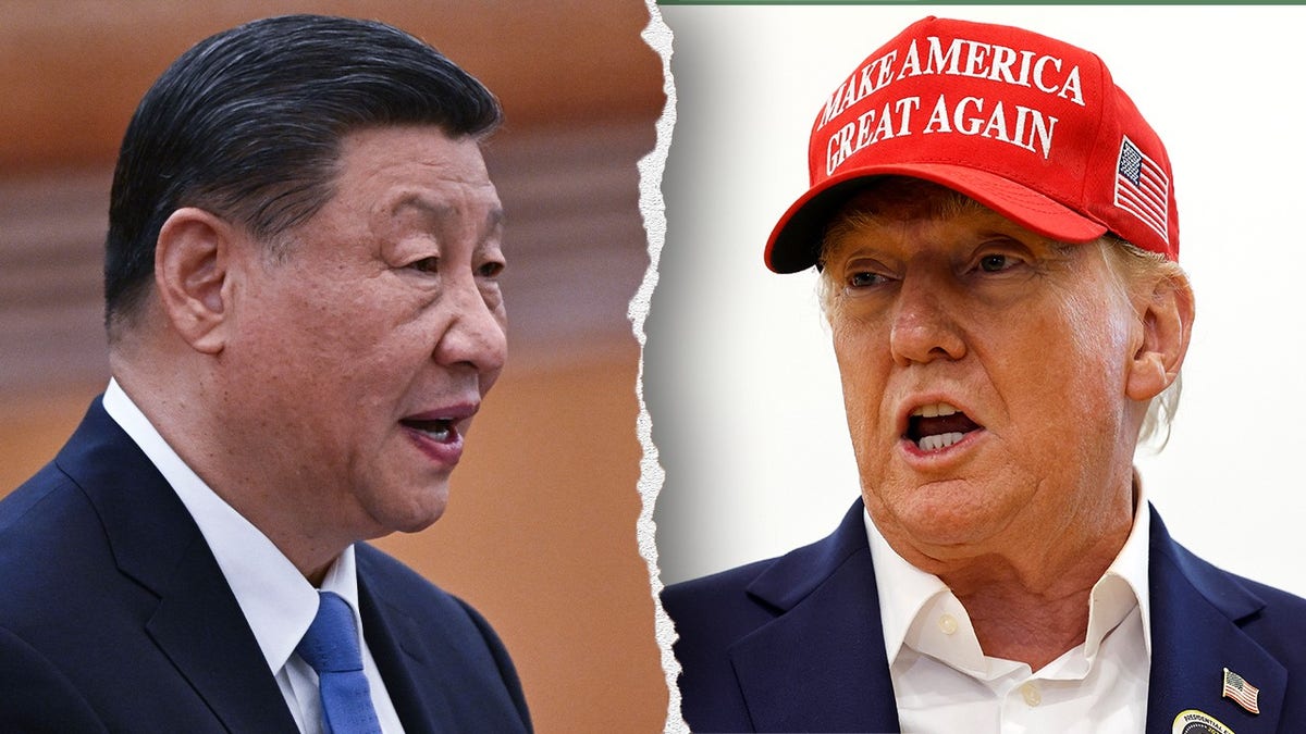 Xi Jinping and Donald Trump