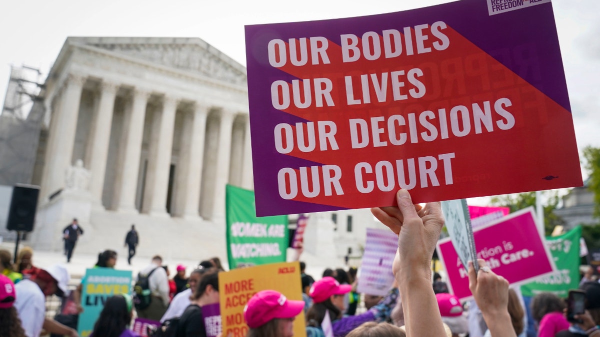 protest outside the Supreme Court 