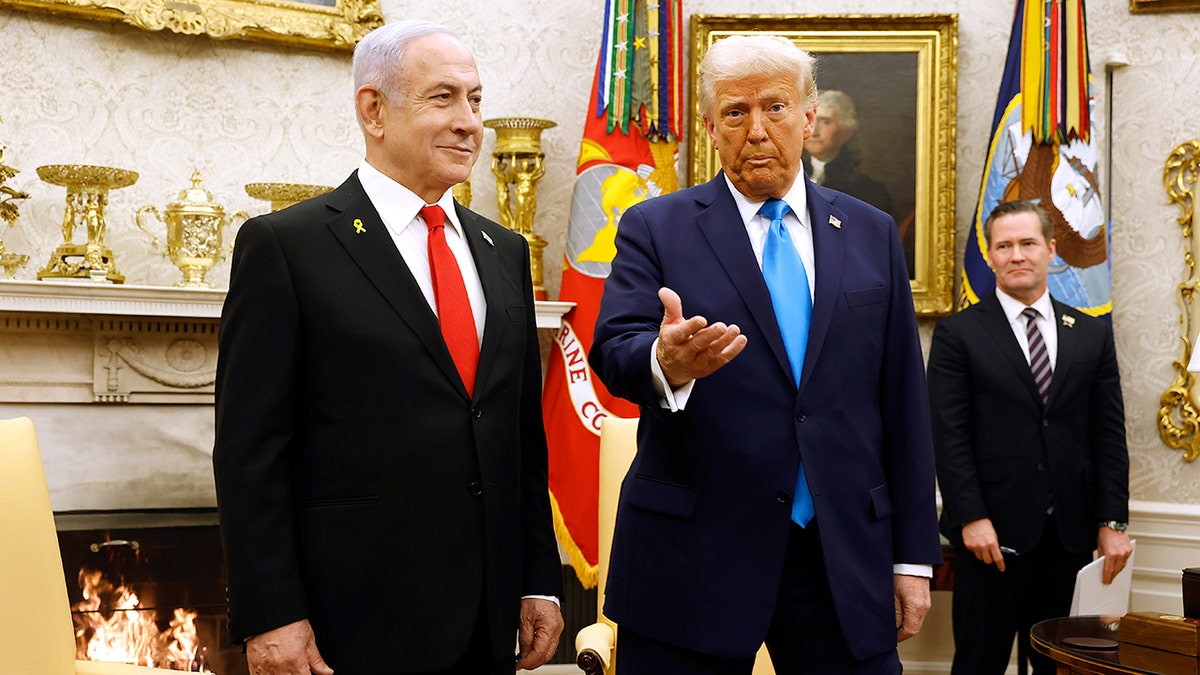 Israeli Prime Minister Benjamin Netanyahu and President Donald Trump