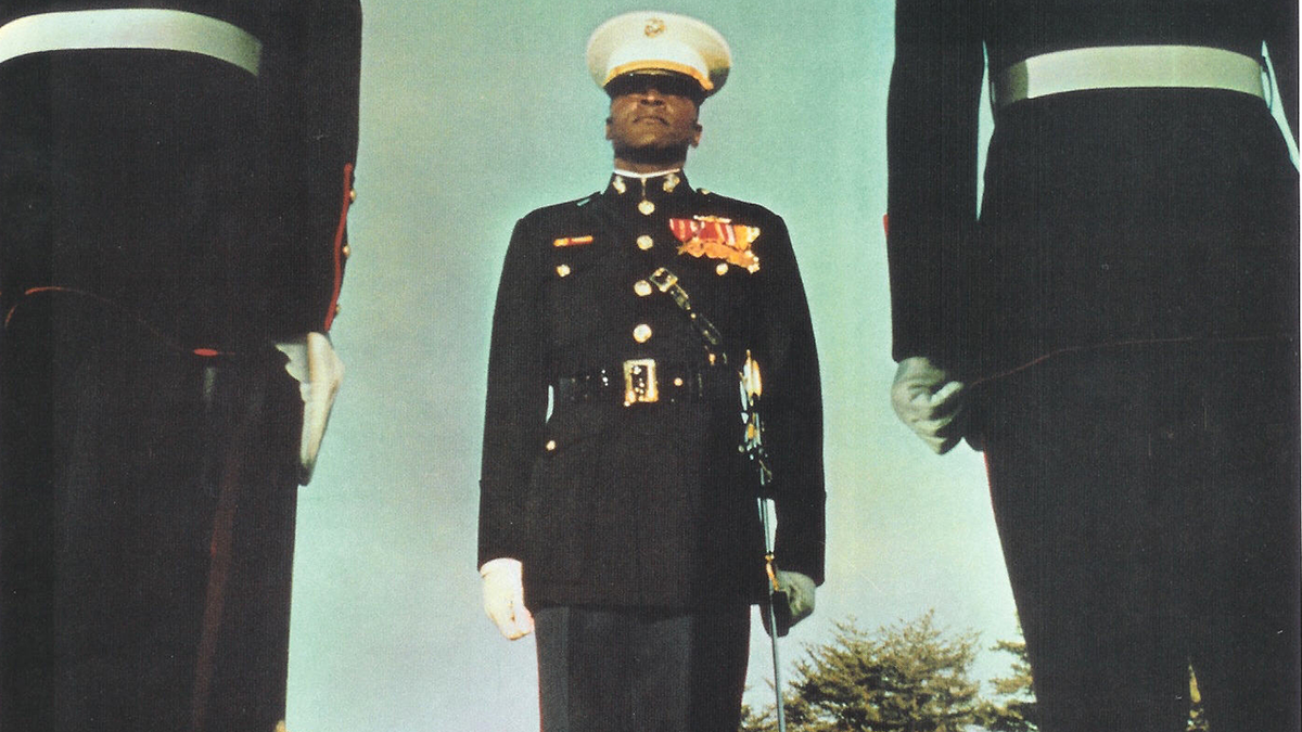 Maj. James Capers in uniform