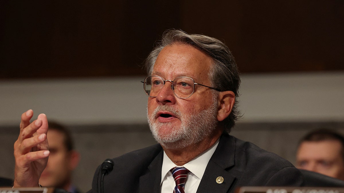 Committee Chairman U.S. Senator Gary Peters speaking