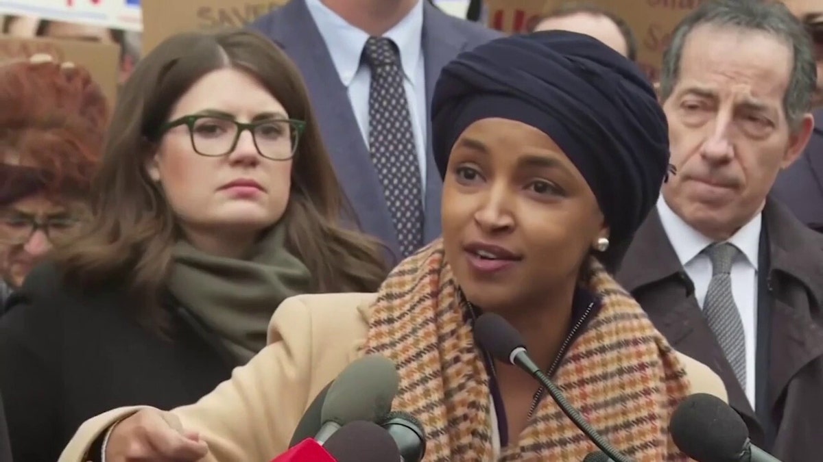 Ilhan Omar speaking in Washington