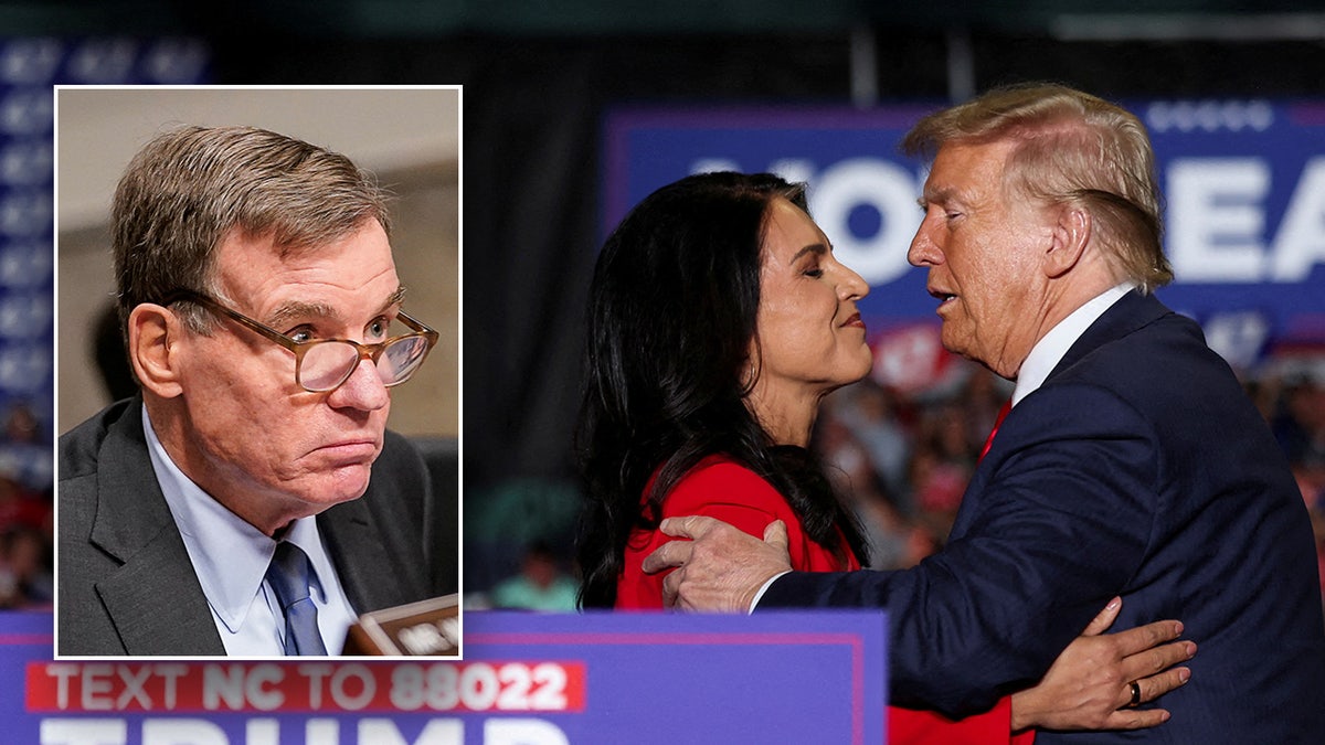 Mark Warner, Tulsi Gabbard, Donald Trump