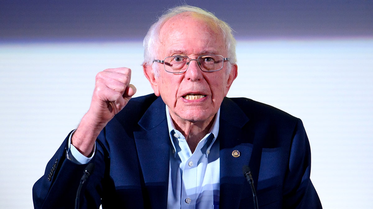 Sen. Bernie Sanders in closeup shot