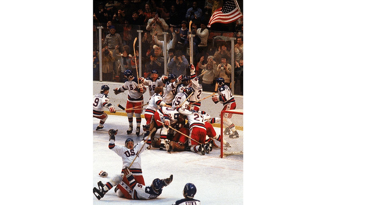 US hockey team celebrates Miracle on Ice