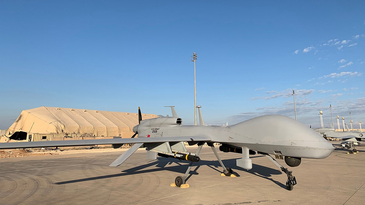 A drone at a US base in Iraq