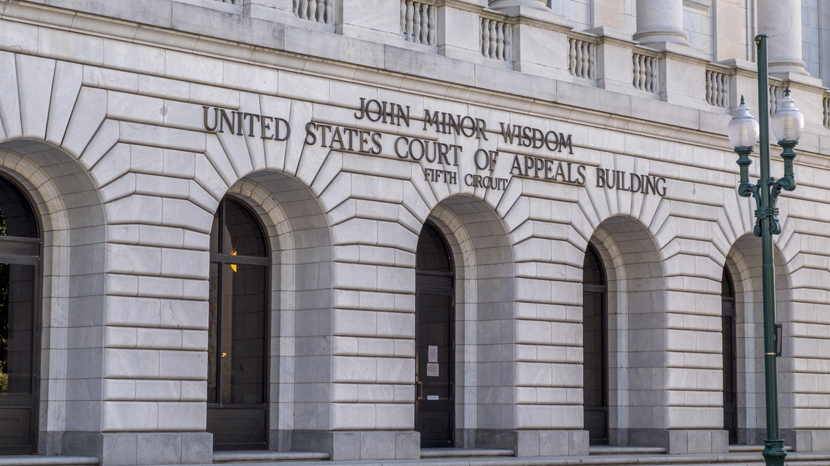 Fifth Circuit Court of Appeals courthouse in downtown New Orleans, Louisiana. 