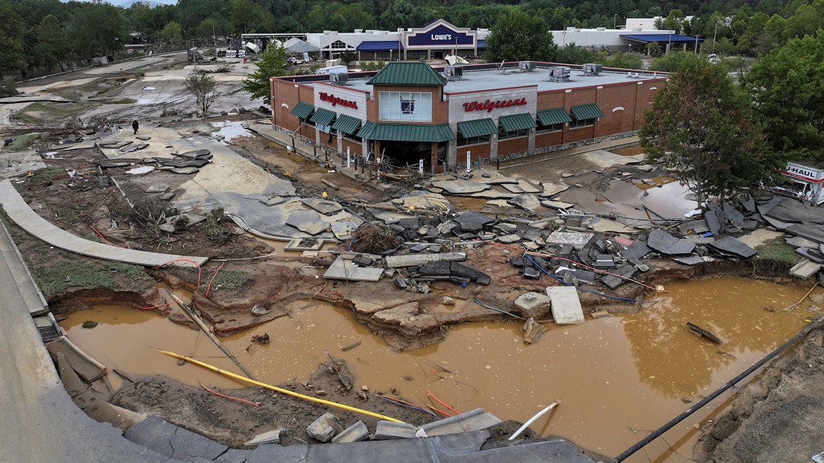 Asheville, NC Helene damage