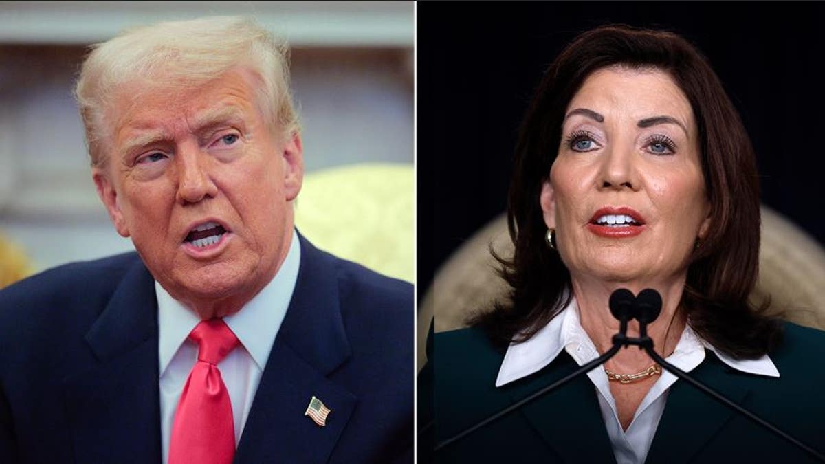 A split of Trump and Hochul