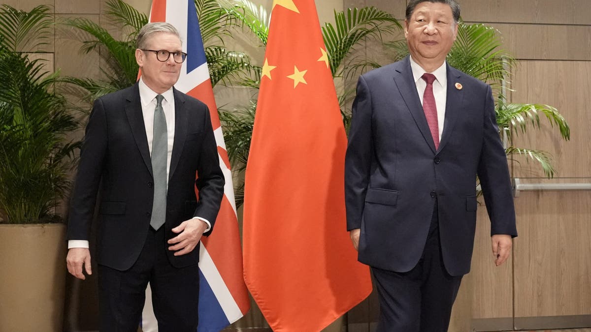 British Prime Minister Keir Starmer attends a bilateral meeting with President Xi Jinping of China, at the Sheraton Hotel, as he attends the G20 summit in Rio de Janeiro, Brazil, November 18, 2024. Stefan Rousseau/Pool via REUTERS