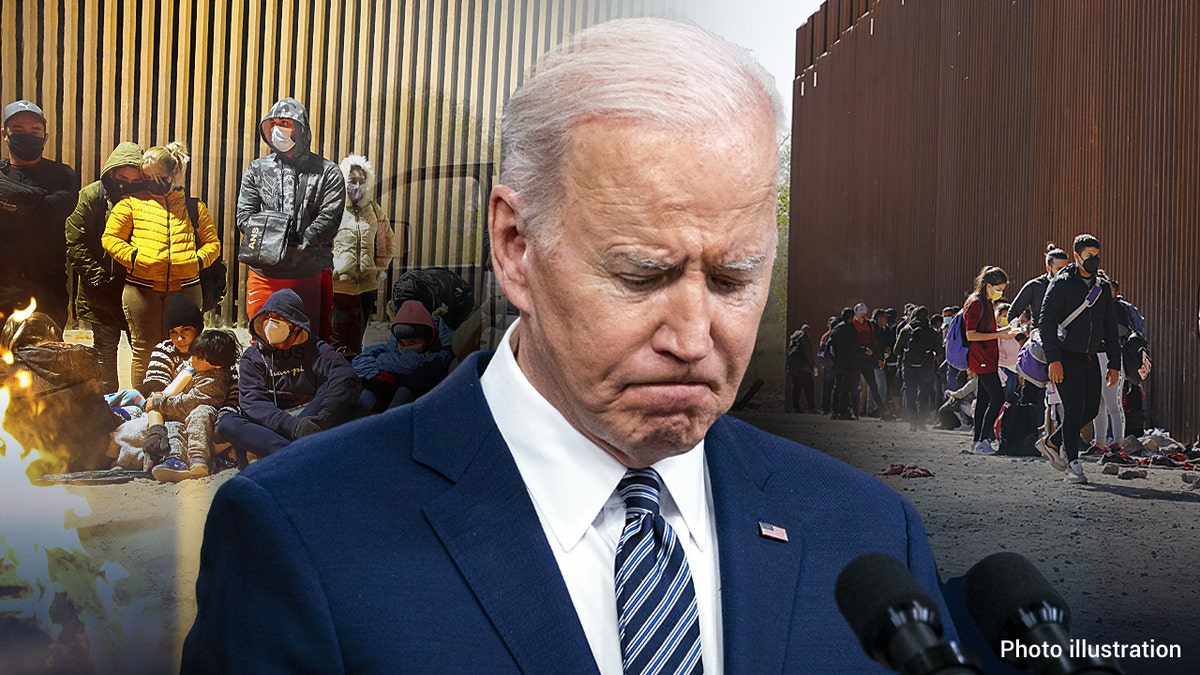 Biden border photo illustration